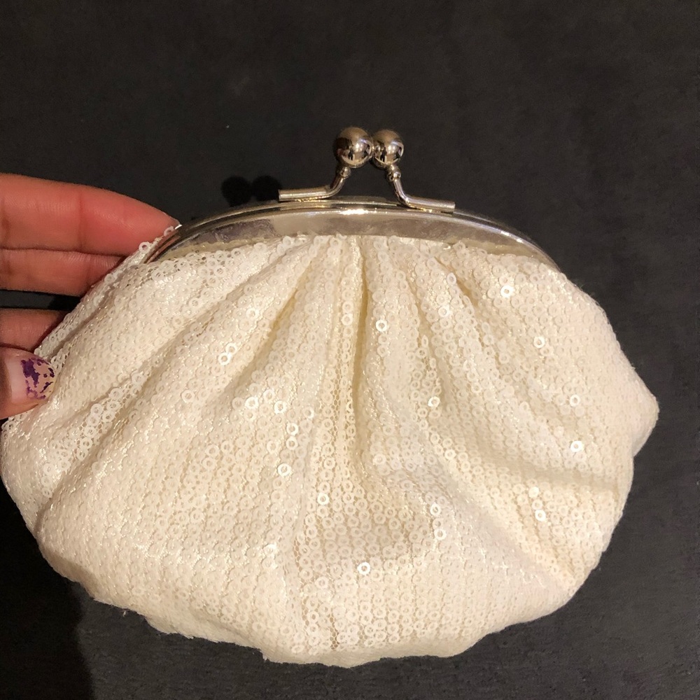 Vintage wedding clutch